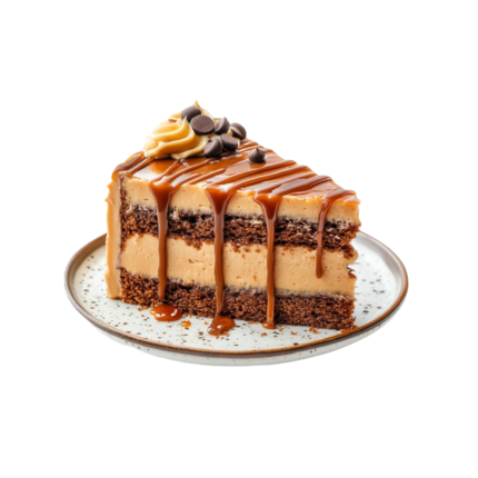 Caramel Cake Slice