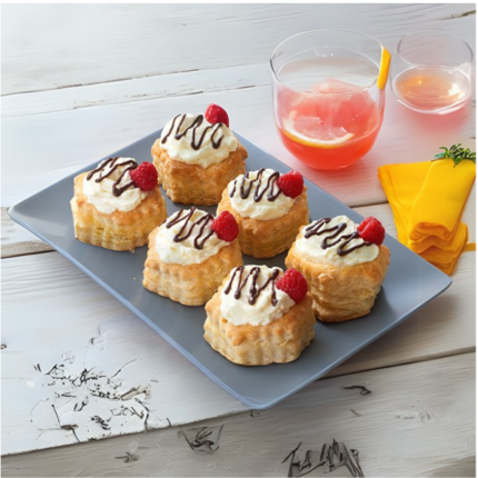 White Chocolate Mousse Pastries